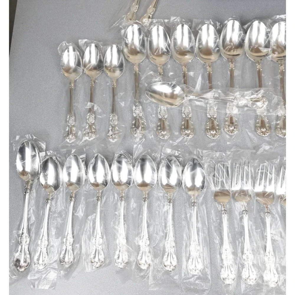 Vintage Emporium Capwell Silver Plated Flatware Set Antoinette Japan Incomplete